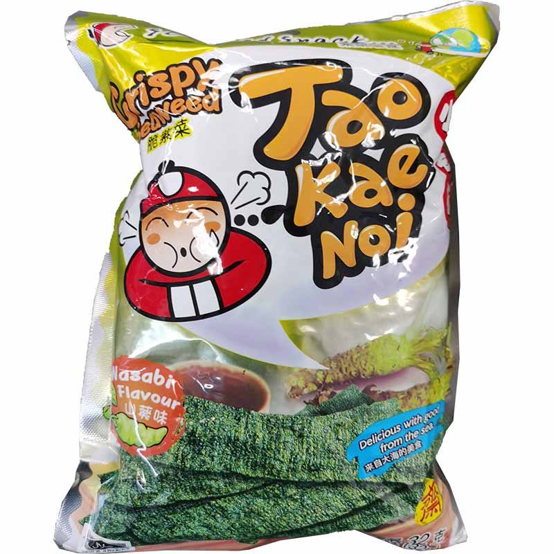 泰国 小老板脆紫菜 山葵味 32克 /TaoKaeNoi Knusprig Seetang Snack Wasabi 32g