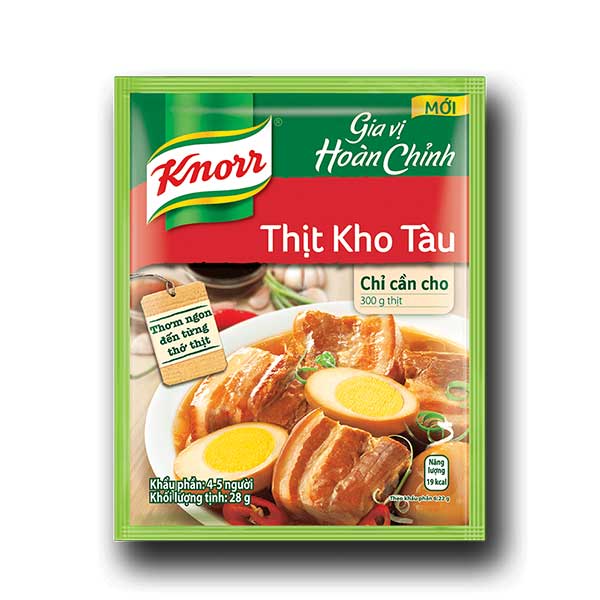 家乐 红烧肉调味料/Gewürz für Thit Kho Geschmortes Fleisch 28g KNORR