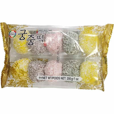 冰冻-Tiefgefroren! 韩国麻糬/SURA Reiskuchen gefüllt Honhap Kyungdan 200g