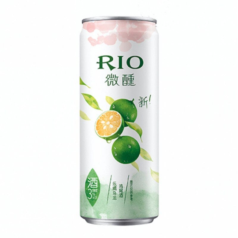 RIO微醺3度 青金桔乌龙口味 330毫升 /RIO Light Cocktail Premix LIMEQUAT OOLONG-TEE&WODKA 330ml